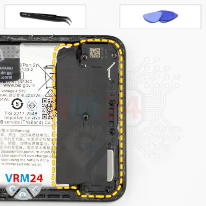 How to disassemble vivo X200 Pro, Step 8/1