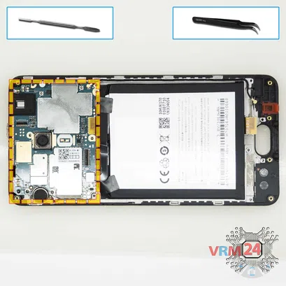 How to disassemble Meizu M5c M710H, Step 15/1