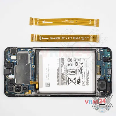 How to disassemble Samsung Galaxy M31 SM-M315, Step 10/2