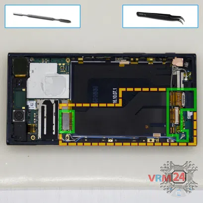 How to disassemble Sony Xperia XZ, Step 12/1