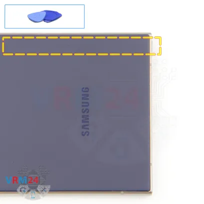 How to disassemble Samsung Galaxy S24 Ultra SM-S928, Step 3/1