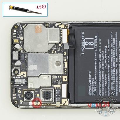 How to disassemble Xiaomi Redmi 6 Pro, Step 14/1