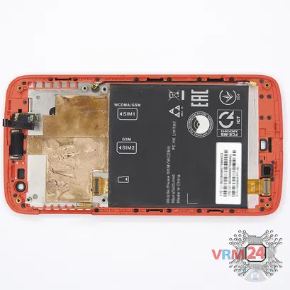 How to disassemble Lenovo S820, Step 10/1