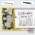 How to disassemble Lenovo Tab 4 TB-8504X, Step 15/1