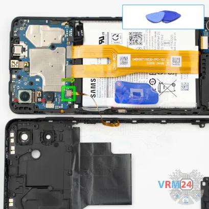 How to disassemble Samsung Galaxy A06 SM-A065, Step 8/1