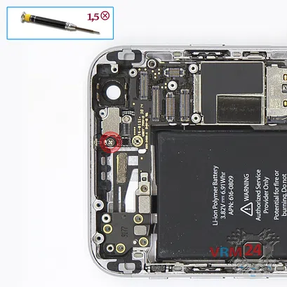 How to disassemble Apple iPhone 6, Step 20/1