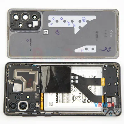 Como desmontar Samsung Galaxy A73 SM-A736 por si mesmo, Passo 3/2