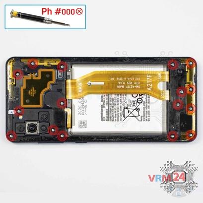 How to disassemble Samsung Galaxy A21s SM-A217, Step 5/1