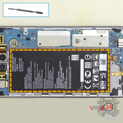 Как разобрать LG X cam K580, Шаг 8/1