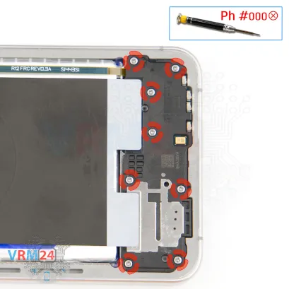 Как разобрать Samsung Galaxy S24 FE SM-S721, Шаг 8/1