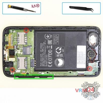 How to disassemble Lenovo A328, Step 5/1