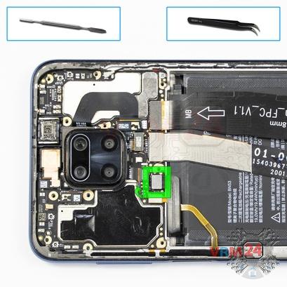How to disassemble Xiaomi Redmi Note 9 Pro, Step 6/1