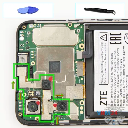 Как разобрать ZTE Blade V50 Design, Шаг 17/1