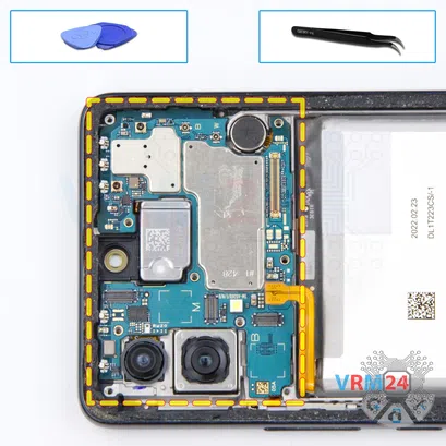 How to disassemble Samsung Galaxy A53 SM-A536, Step 17/1