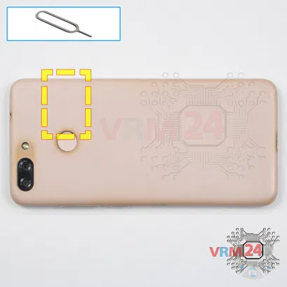 Cómo desmontar ZTE Blade V9 Vita, Paso 1/1