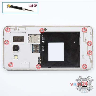 How to disassemble Samsung Galaxy Grand Prime SM-G530, Step 3/1