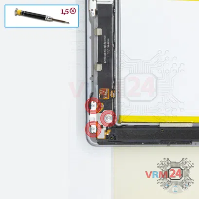 How to disassemble Huawei MediaPad M3 Lite 10'', Step 9/1