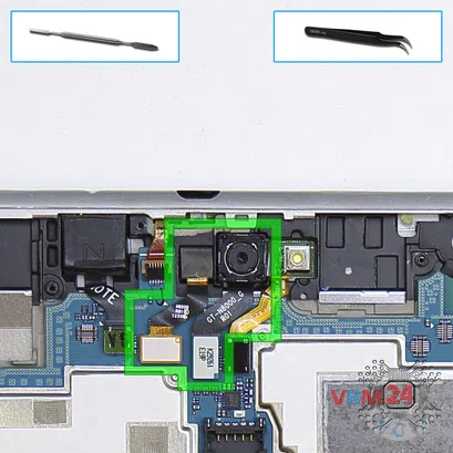 Как разобрать Samsung Galaxy Note 10.1'' GT-N8000, Шаг 13/1