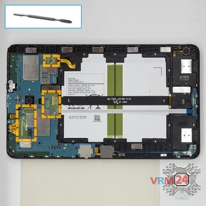 How to disassemble Samsung Galaxy Tab A 10.1'' (2016) SM-T585, Step 2/1