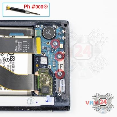 How to disassemble Samsung Galaxy Note 10 SM-N970, Step 8/1