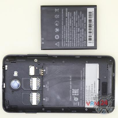 How to disassemble HTC Desire 516, Step 2/2