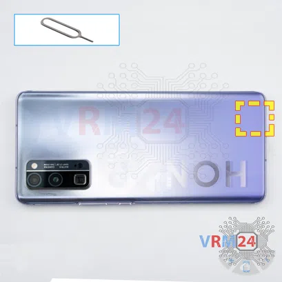 How to disassemble Huawei Honor 30 Pro Plus, Step 2/1