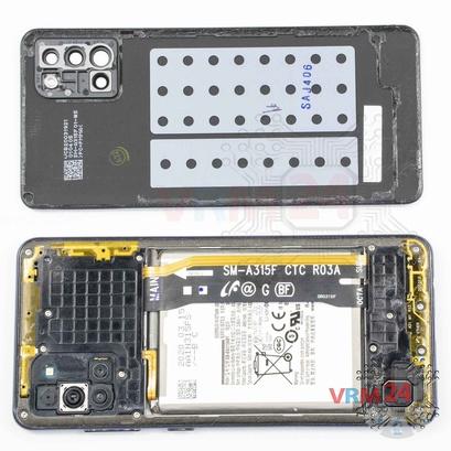How to disassemble Samsung Galaxy A31 SM-A315, Step 3/2
