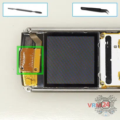 How to disassemble Nokia 8800 Sirocco RM-165, Step 10/1