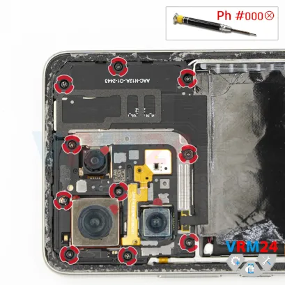 How to disassemble Xiaomi 14T, Step 4/1