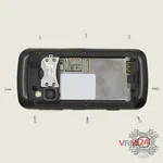 How to disassemble Nokia C6 RM-612, Step 3/2