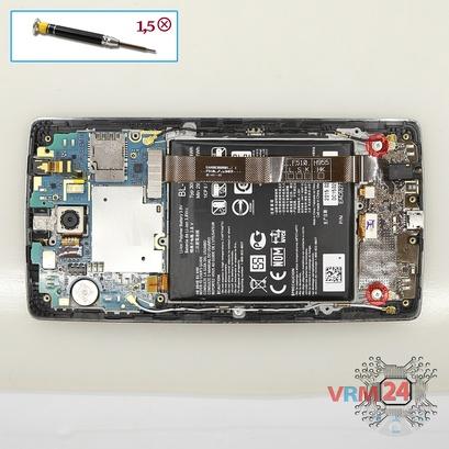 How to disassemble LG G Flex 2 H959, Step 6/1