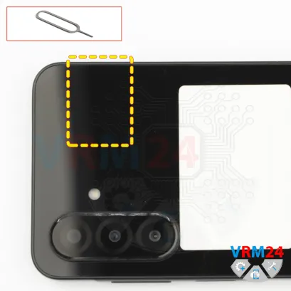 How to disassemble Samsung Galaxy A26 SM-A268, Step 2/1