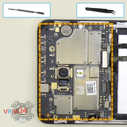 Cómo desmontar Meizu M5 Note M621H, Paso 15/1