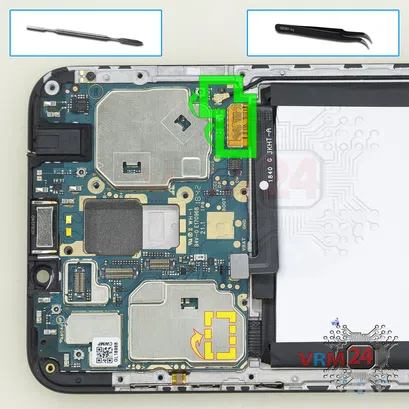 Cómo desmontar Meizu X8 M852H, Paso 13/1