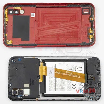 Como desmontar Samsung Galaxy M01 SM-M015 por si mesmo, Passo 3/2