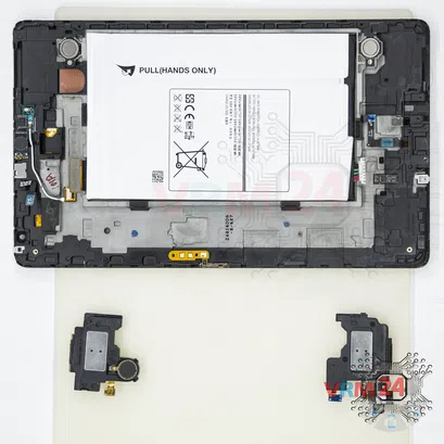 Cómo desmontar Samsung Galaxy Tab S 8.4'' SM-T705, Paso 9/2