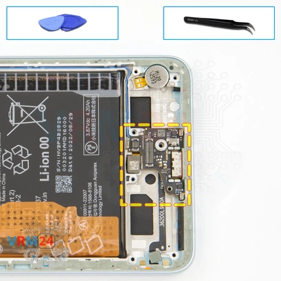 How to disassemble Xiaomi 12 Lite, Step 13/1