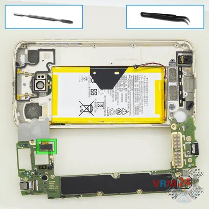 How to disassemble Motorola Moto Z2 Play XT1710, Step 12/2