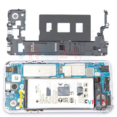 How to disassemble LG Q7 Q610, Step 5/2