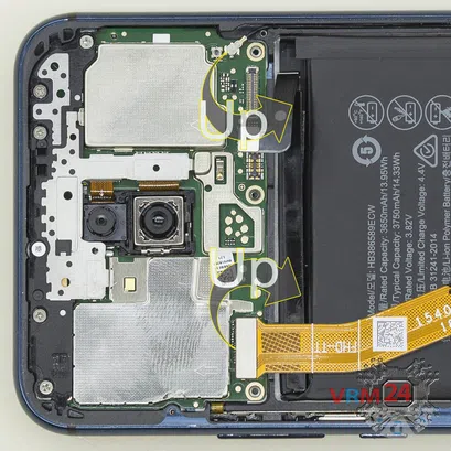How to disassemble Huawei Mate 20 Lite, Step 12/2