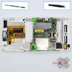How to disassemble Sony Xperia M, Step 7/2
