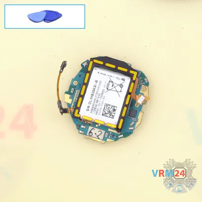 Samsung Gear S3 Frontier SM-R760 Battery replacement, Step 3/1