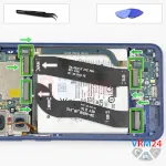 How to disassemble Samsung Galaxy S25 SM-S931, Step 9/1
