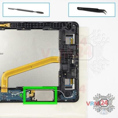 How to disassemble Samsung Galaxy Tab A 10.5'' SM-T595, Step 10/1
