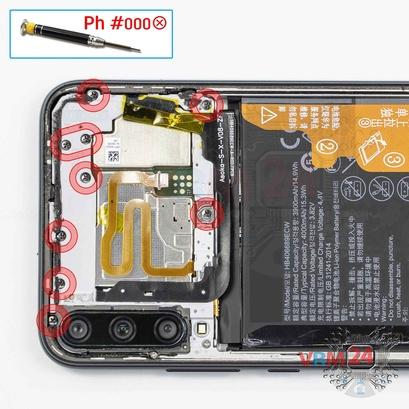 How to disassemble Huawei Honor 9C, Step 5/1