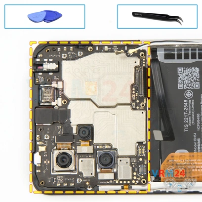 How to disassemble Xiaomi POCO X5, Step 17/1