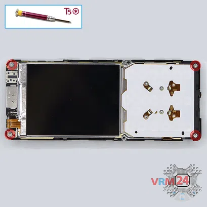 How to disassemble Nokia 515 RM-953, Step 4/1