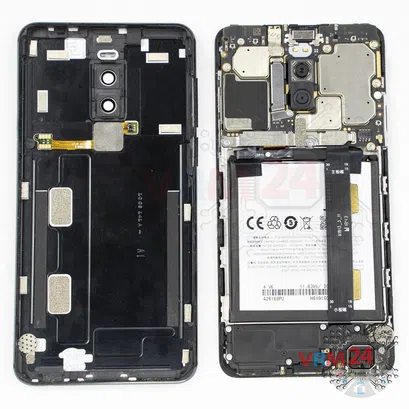 How to disassemble Meizu M8 M813H, Step 3/2