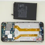 Cómo desmontar Asus ZenFone Max Pro ZB602KL, Paso 10/2