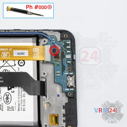Cómo desmontar Samsung Galaxy A60 SM-A6060, Paso 7/1